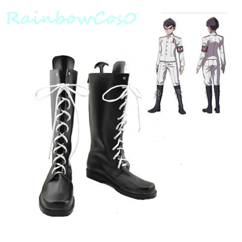 Danganronpa: The Animation Synonyms: Dangan Ronpa Kiyotaka Ishimaru Cosplay Shoes Boots Game Anime Halloween RainbowCos0 W1234