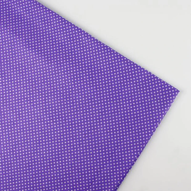 Pure Cotton Fabric Plain Weave Polka Dot Vertical Strip Printed For Sewing Handmade DIY By the Meter