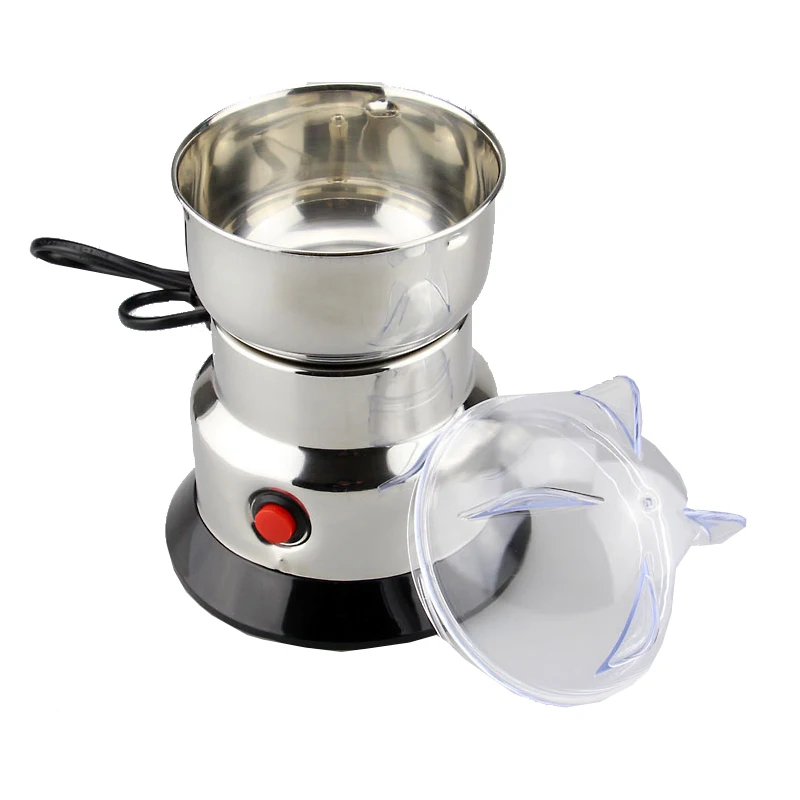 Molinillo Eléctrico de acero inoxidable, Materiales Medicinales chinos/granos enteros/molinillo de granos de café, molienda de alimentos para mascotas