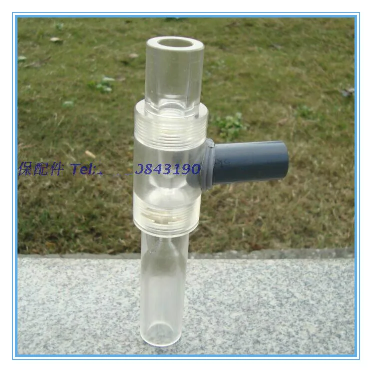 6 Points/1 Inch Round Plexiglass Jet, Acid and Alkali Resistant Gas-liquid Water Jet