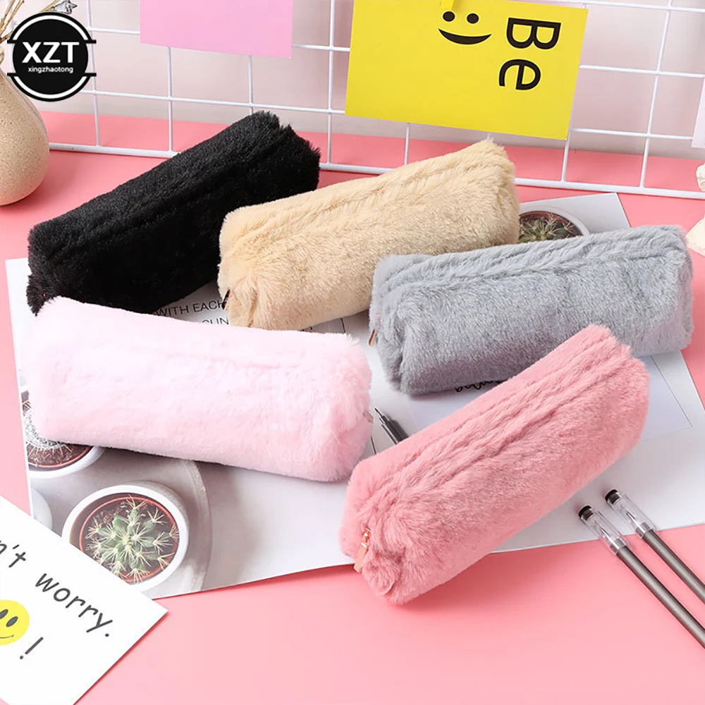 لطيف موضة أفخم سستة حقيبة أقلام رصاص مدرسة اللوازم المكتبية القرطاسية الحقيبة محفظة تخزين لطيف حقائب مكياج صندوق رصاص