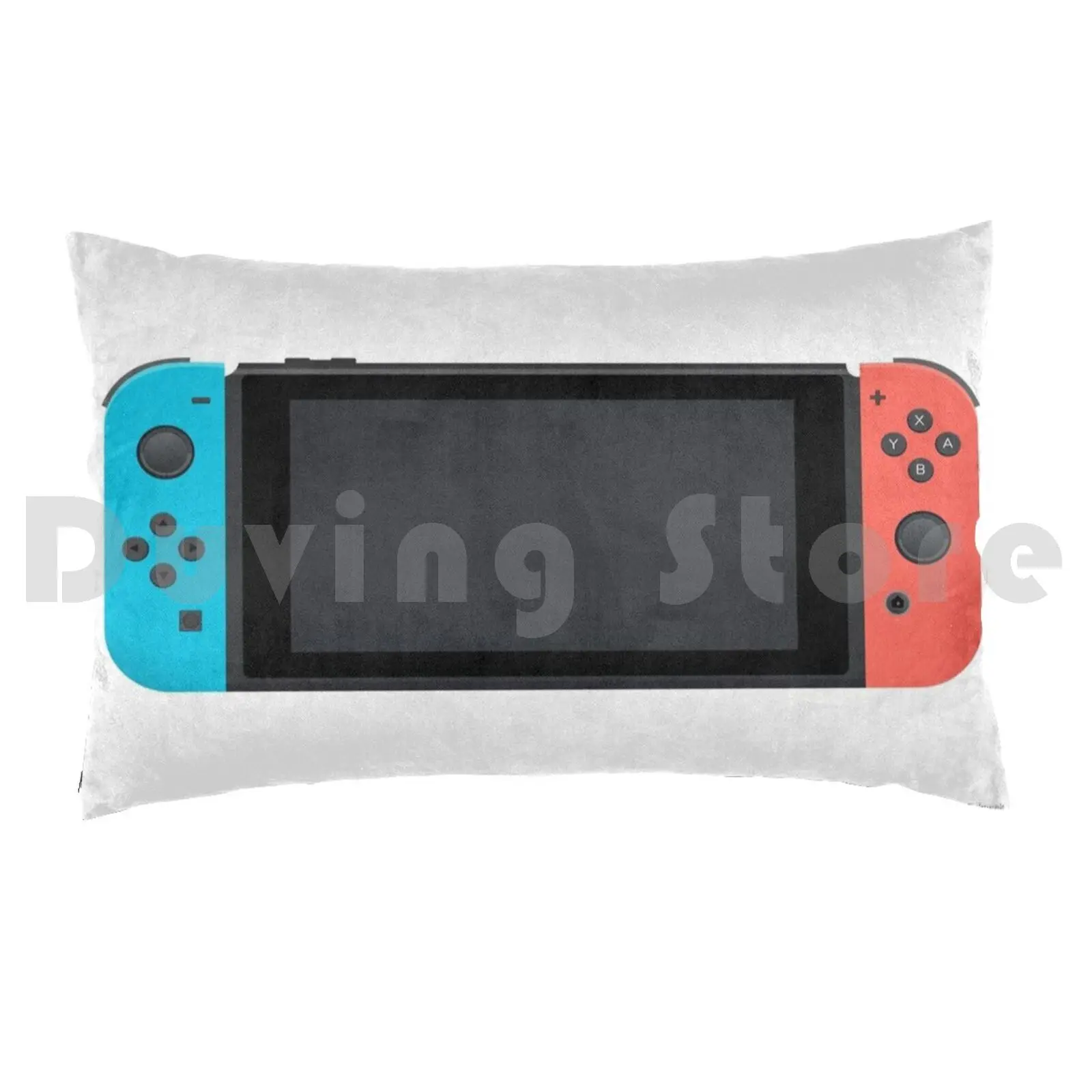 Switch Pillow Case Printed 35x50 Switch Games Gadget Original Games Console Minimalist Tech