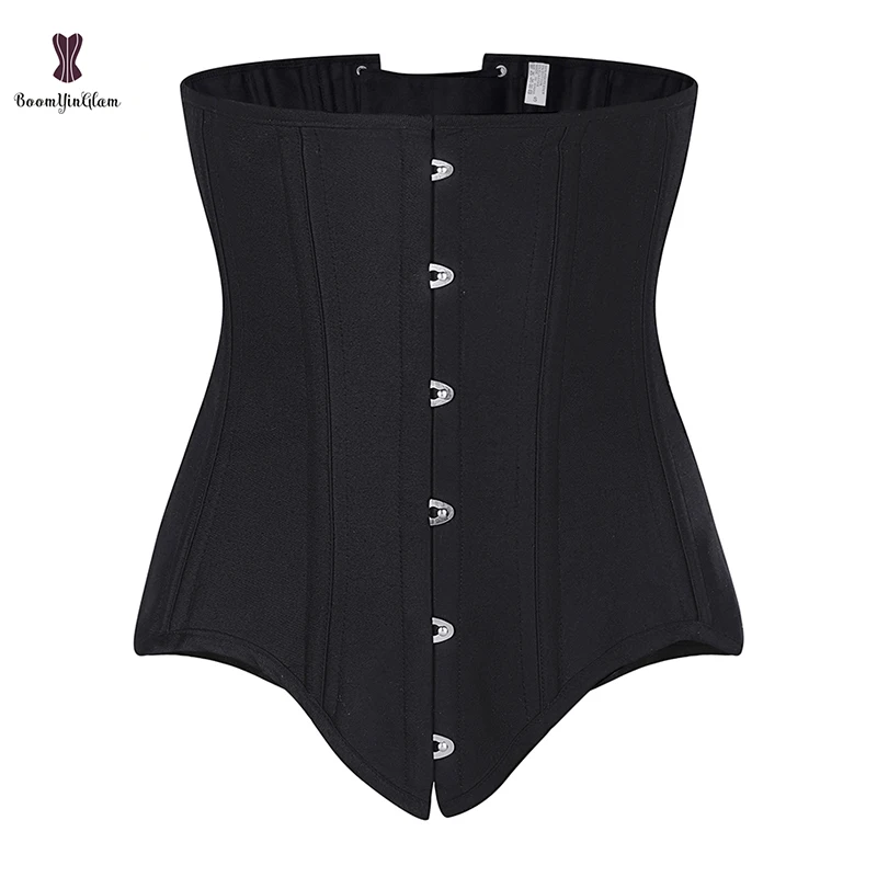 

20 Steel Boned Waist Trainer Corset Underwire Long Torso Girdle Plus Size Underwear Waispe Woman Shapers