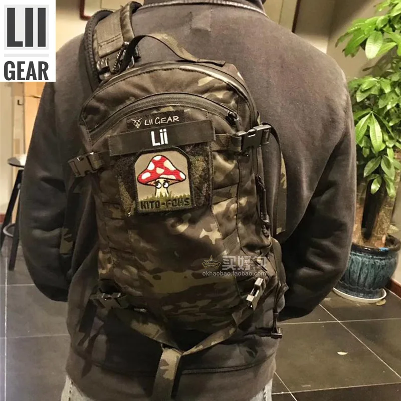 Lii Gear_ Mr. Big New Version13L Tactical Backpack, Easy Switch Between Shoulders, Lightweight