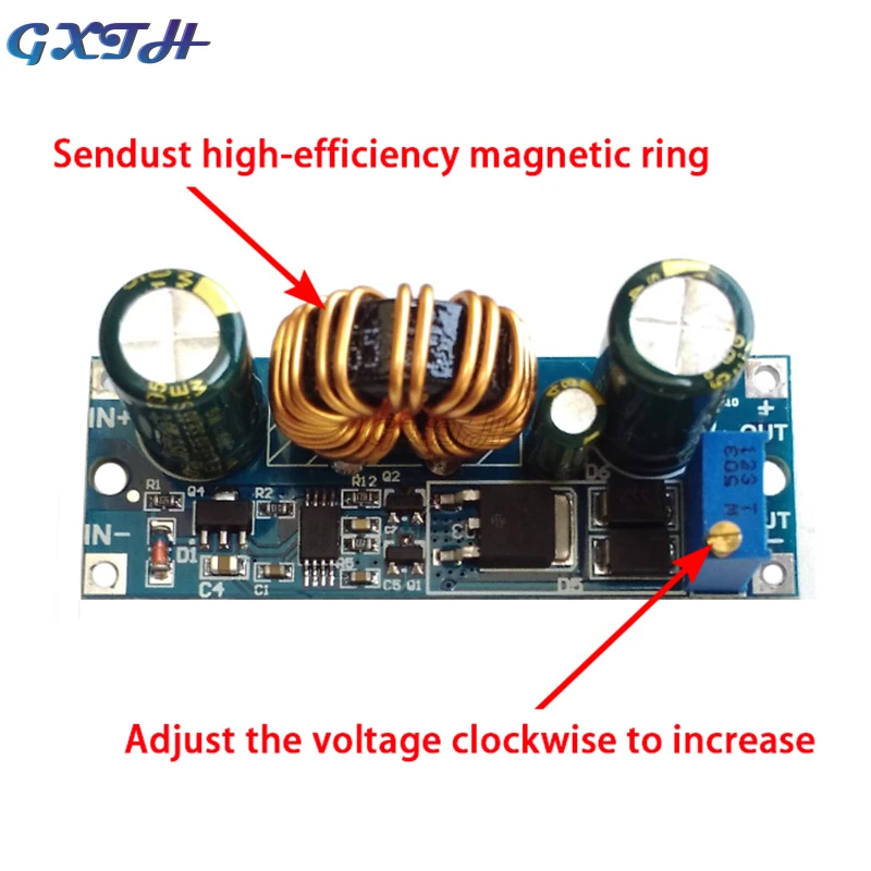 Convertitore Buck Boost automatico a tensione costante da 5.5-30V a 0.5-30V alimentatore regolato a tensione regolabile XL6009/LM2577