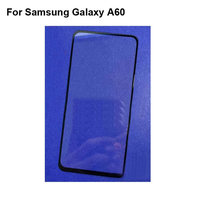 2PCS For Samsung Galaxy A60 Touch Screen Glass Digitizer Panel Front Glass Sensor For Samsung Galaxy A 60 Without Flex A605DS