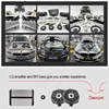 Audio do BMW E60 E61 E65 E66 E82 E87 E90 E91 E92 E93 Klakson Stereo Woofers Bass In The Car Under Seat 8-calowe głośniki subwooferowe 3