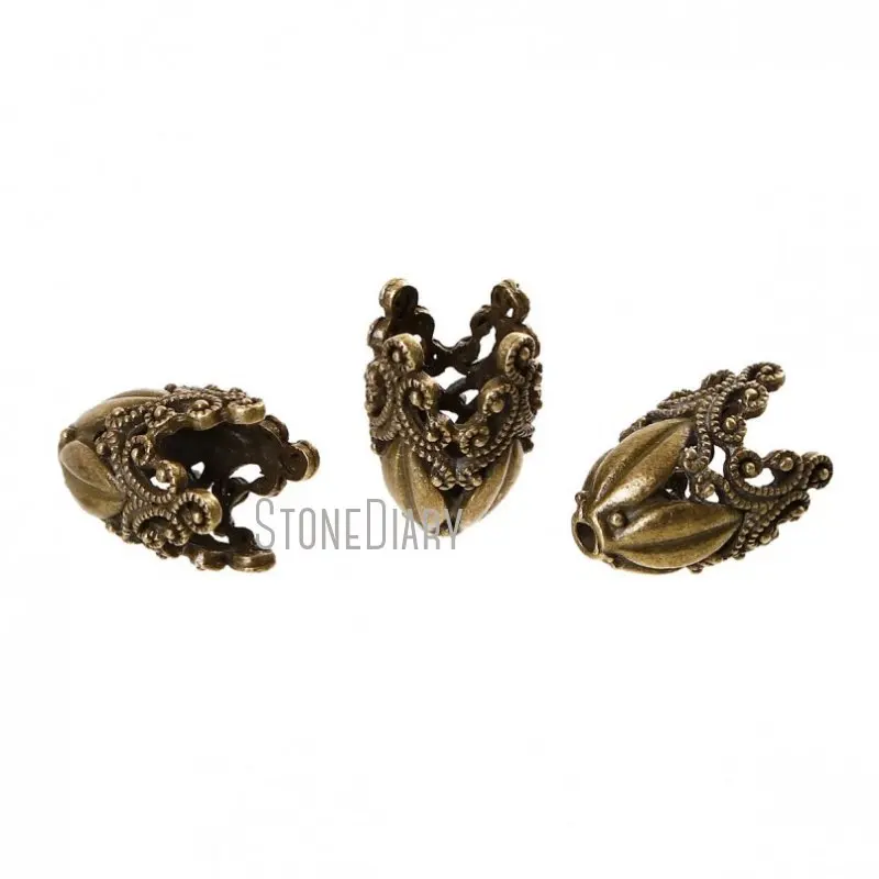 

FC26202 Altered Large Tassel Cap Flower Bead Cap Bohemian Tassel Cap Tassel Supplies Component Assemblage Jewelry 29x19mm