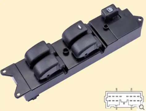 1ชิ้น2003-2007แก้ว Regulator สำหรับ Outlander First Generation LHD Windows ปรับสำหรับ Airtrek ด้านซ้ายหรือขนาดเล็ก