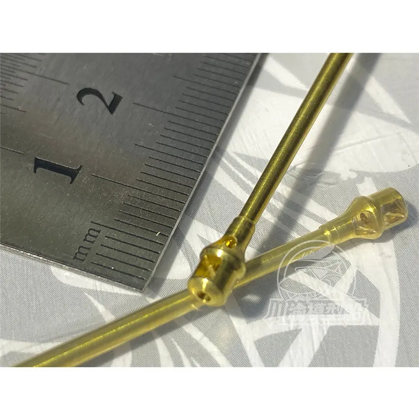 1/72 Scale Metal Barrel Muzzle Brake for Trumpeter 07164 German Tiger with 88mm kwk L/71 Tank Model #CYT074