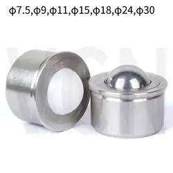 VEICHU VCN310/VCN311 Ball Rollers ,Stainless Steel Plunger Ball Rollers,Conveyors & Material Handling,7.5 9 11 15 18 24 30mm