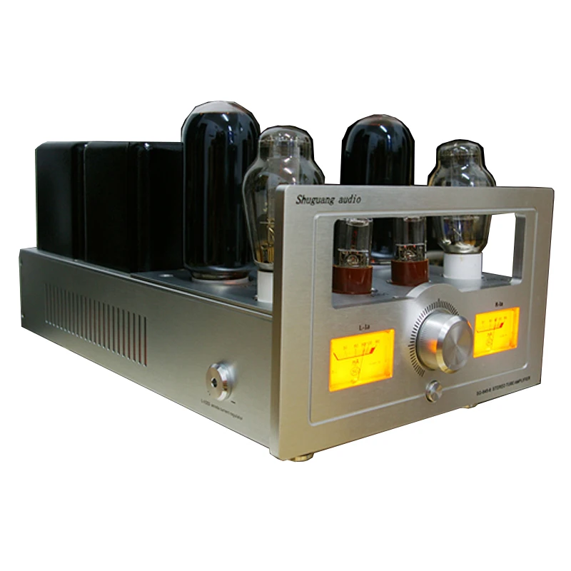 

SHUGUANG 2A3 push 211 tube amplifier 15W+15W cattle push fever class A single-ended tube power amplifier with RJ , 20-25kHz