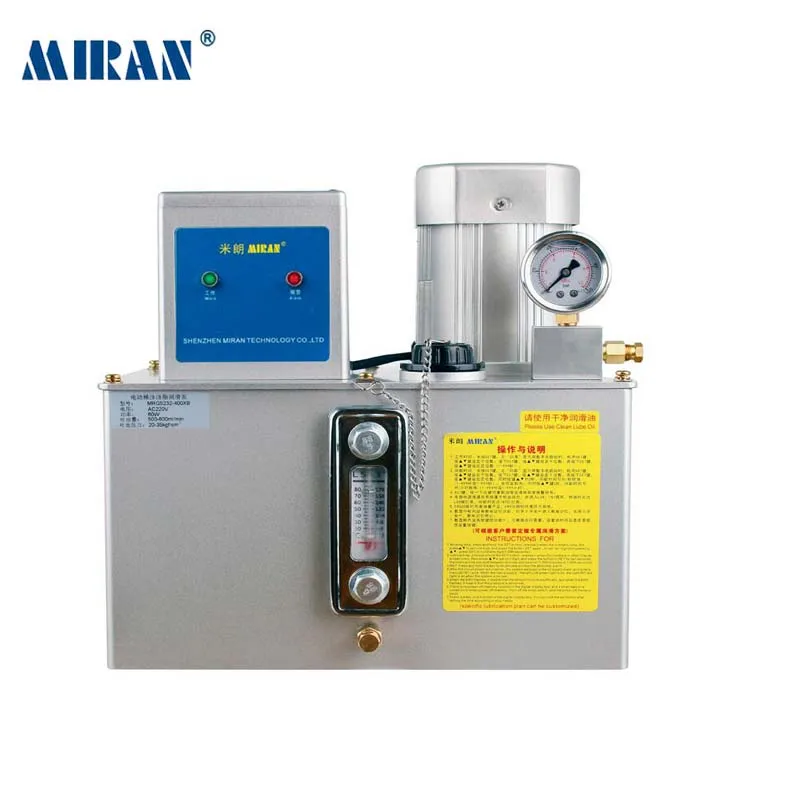 MIRAN Automatic Grease Pump MRG-5202 4L 220V Electric Lubricator Central Lubrcation System With Adjustable Intermittently Time