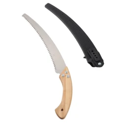 Wood Handle 3 Cutting Edges Pruning Hand Saw Portable Tree Trimmers Outdoor Camping Secateur Gardening Woodworking Logging Tool