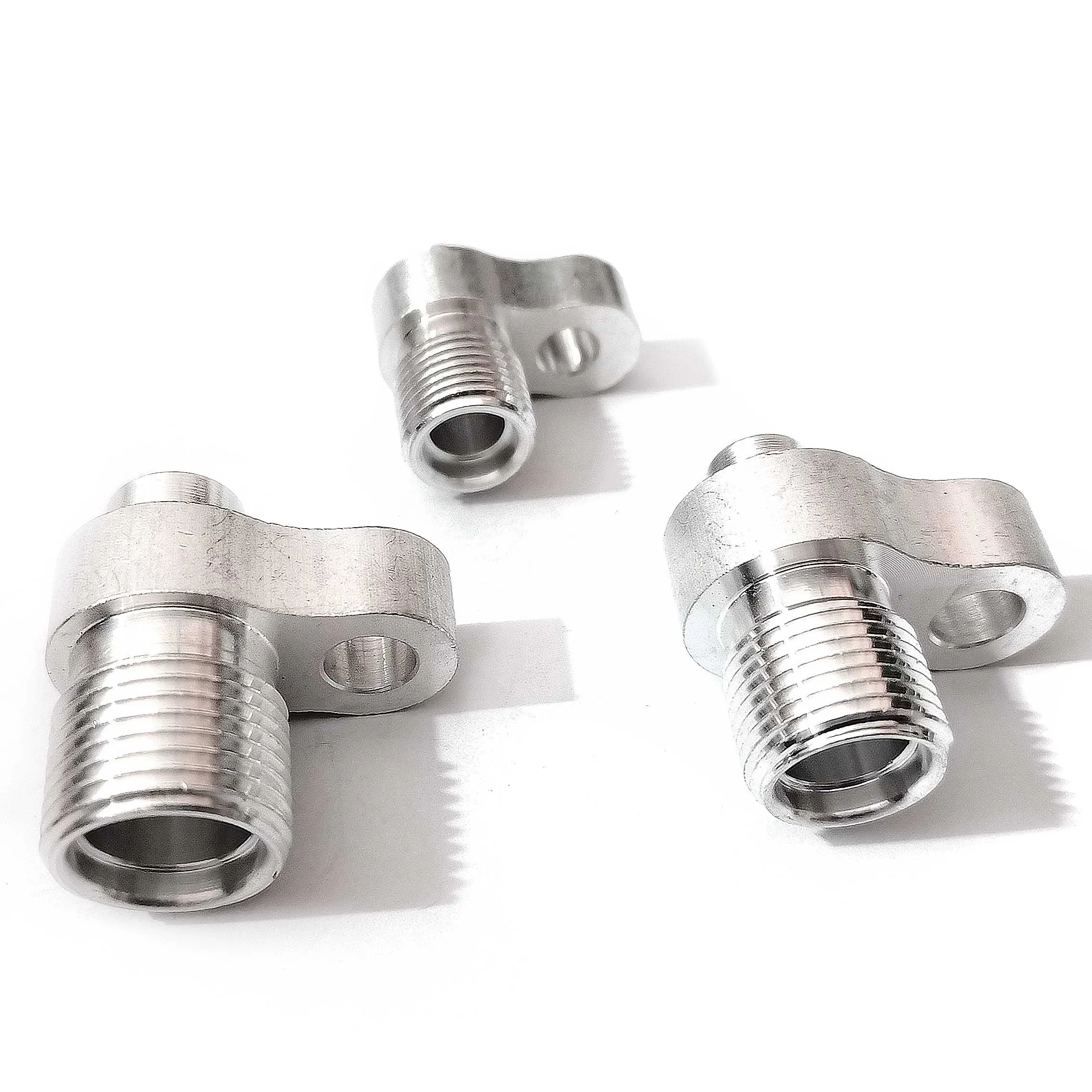 3PCS Automotive Air Conditioning Compressor Pipe Fittings AC Hose Aluminum Joints For 96 R12 3/8 1/2 5/8 Connector