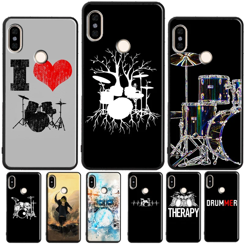 Drum Drummer For Redmi Note 11 Pro Phone Case For Redmi Note 10 Pro 7 8 9 Pro 10S 9S Redmi 10 9A 9T 9C