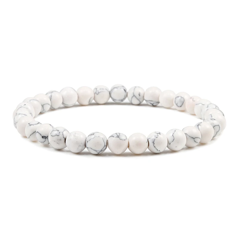 Charm Armband Naturstein Perlen 6/8/10mm Vulkanische Lava Tigerauge Perlen Elastische Armbänder Für Männer Frauen schmuck Pulsera hombre