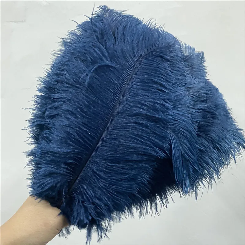 

Sale 50pcs/lot High Quality Ostrich Feather 14-16inches/35-40cm Decoration Wedding Party Feathers for Crafts Plumes