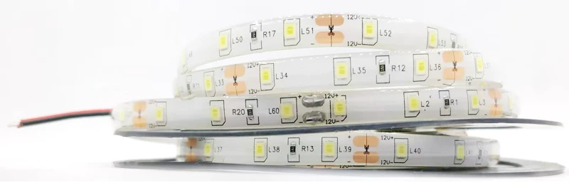 Waterproof 12V LED Strip Light 60 LED/m Warm White Flexible LED Strip Light 1m 2m 3m 4m 5m Replacement for 5050 RGB Black PCB