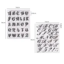 Alphabet Cookie Cutter Embosser for Cake Decor #5