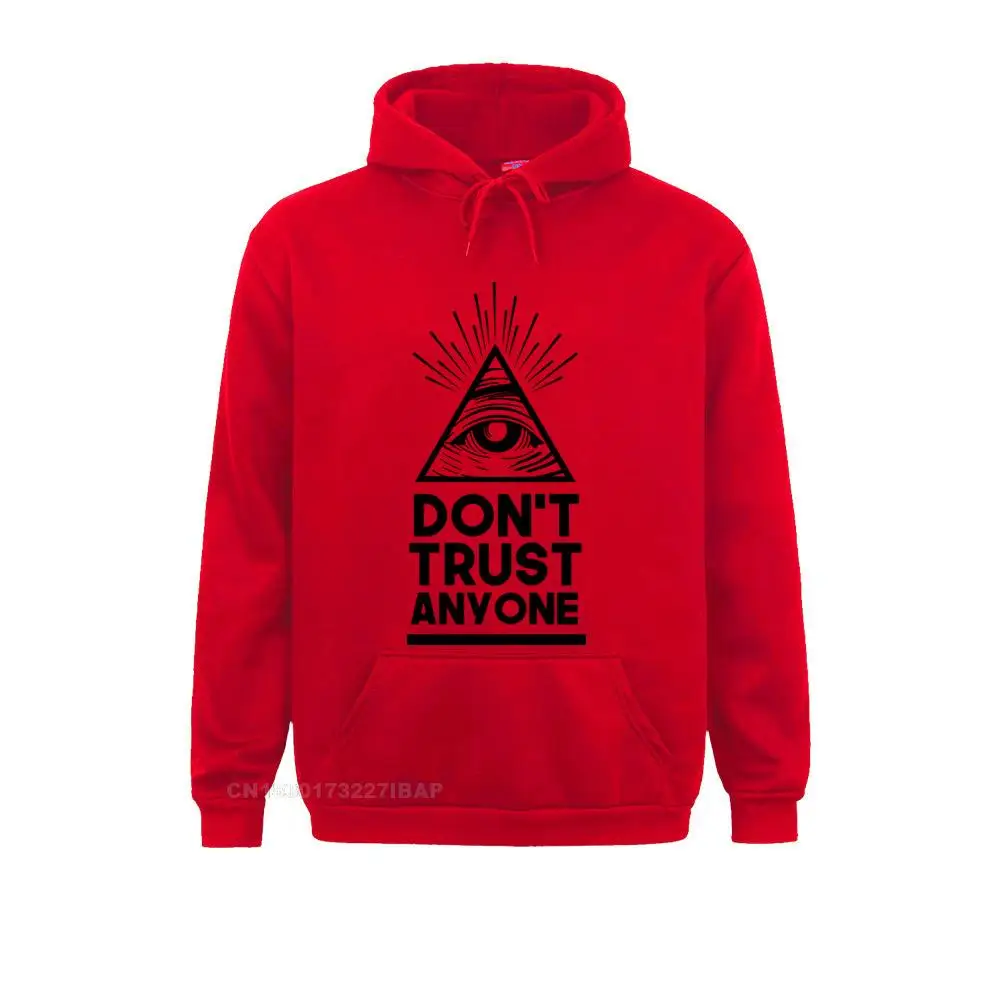 Regular Men's Sportswear Don't Trust Anyone Illuminati All Seeing Eye 2021 Fashion Print Casual Streetwear Brand Clothing