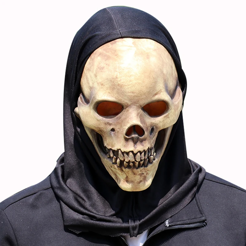 

Scary Halloween Skull Mask Funny Ghost Latex Cosplay Masks Adult Halloween Event Cosplay Props