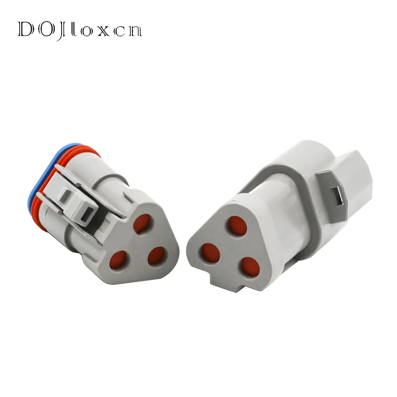 1/5/10/20/50 Sets 3 Pin ROSH Environmental Protection IP68 Deutsch DT04-3P-P006 DT06-3S-P006 ConnectorWith 120 Ohm Resistance