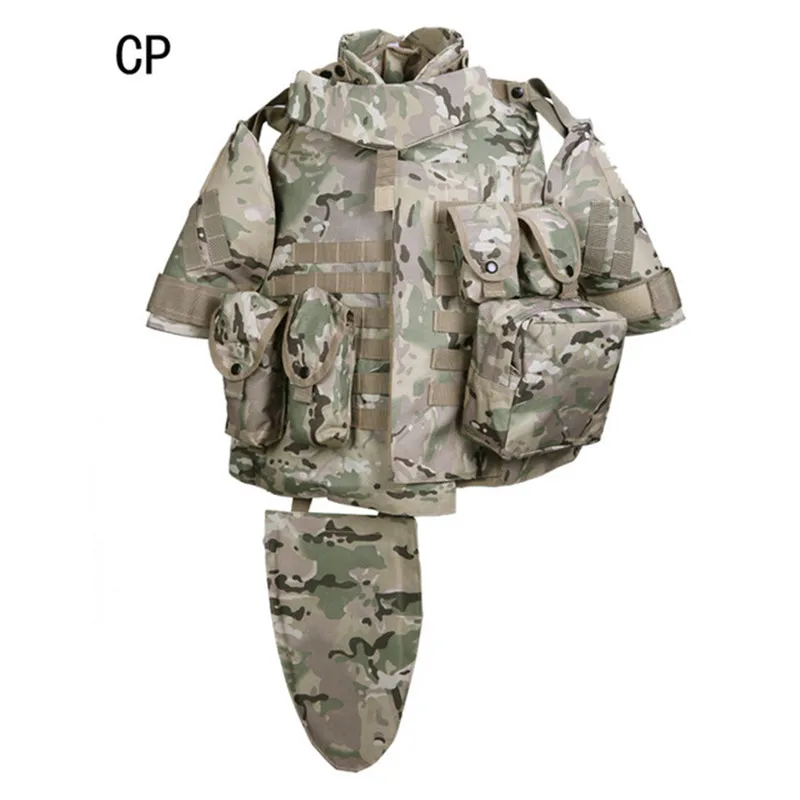 US Camouflage  Waistcoat Outdoor Sports Hunting CS Camping Assault Plate Carrier Protection Gear