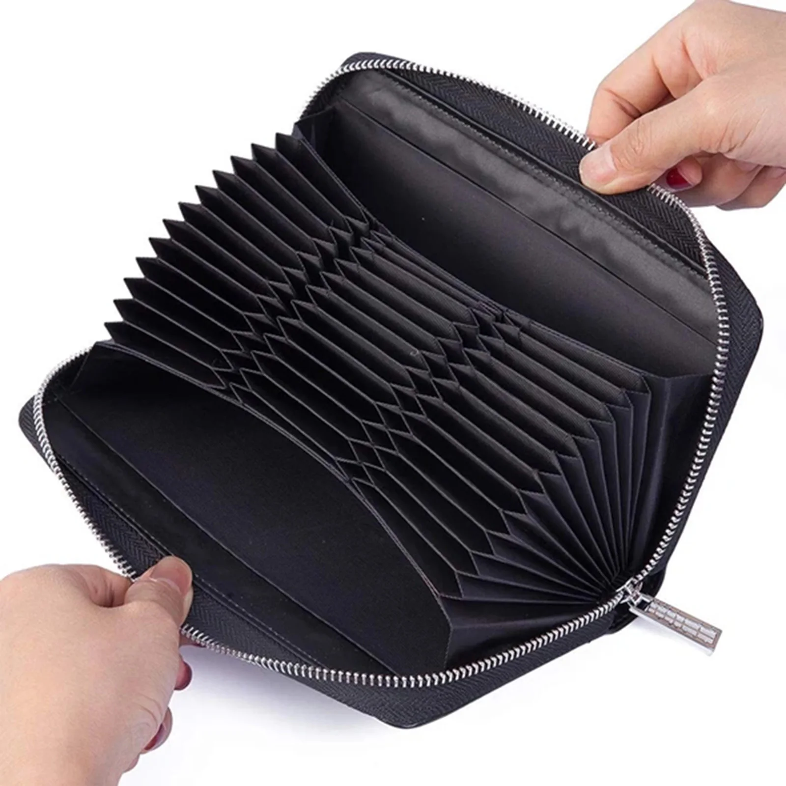 Cartera de gran capacidad para hombre y Mujer, Tarjetero Unisex, novedad de 2020