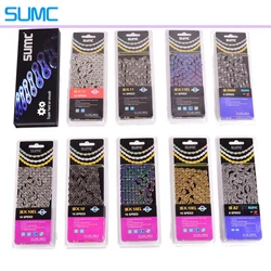 9S 10S 11S Bike Chain SX8 SX9 SX9SL SX10 SX10SL SX11SL Gold for MTB/Road Bike for Shimano 9 10 11 Speed 116L Chain