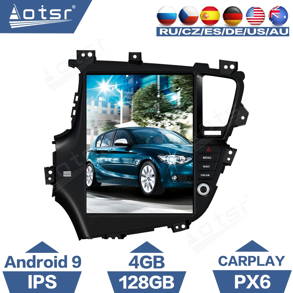 

PX6 Android 9 Car Radio Coche For KIA K5 Optima 2009 - 2015 Car Multimedia Player GPS Navigation DSP CarPlay 2 Din AutoRadio