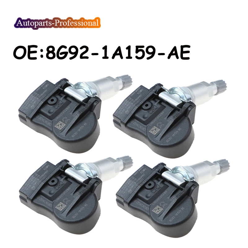 

4 pcs/lot For 2006-2015 Ford Galaxy TPMS Tire Pressure Sensor 433MHz 8G92-1A159-AE 8G921A159AE 8G92-1A189-KB Car accessories