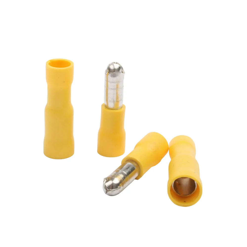 FRD5.5-156 MPD5.5-156 Isolado Feminino e Masculino Conector Elétrico Crimp terminal de Bala para 12 ~ 10 AWG Fiação De Áudio