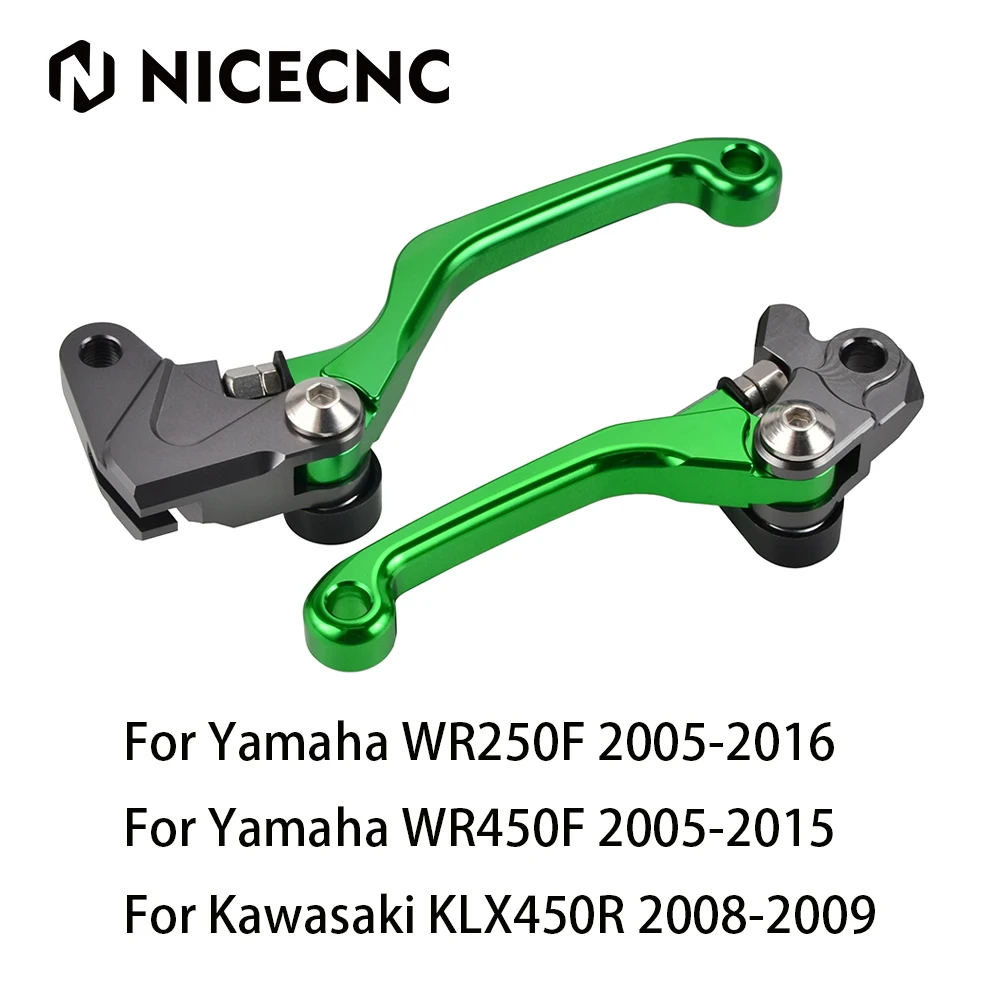 

NICECNC Brake Clutch Lever For Kawasaki KLX 450R KLX450R 08-09 For Yamaha WR 250F 450F WRF 250 450 WR250F WR450F WRF250 05-15