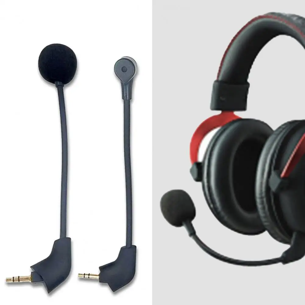 Headset para jogos com microfone e microfone, fone de ouvido prateado para Cloud X Cloud II Cloud Core e Cloud Pro, 3 5mm