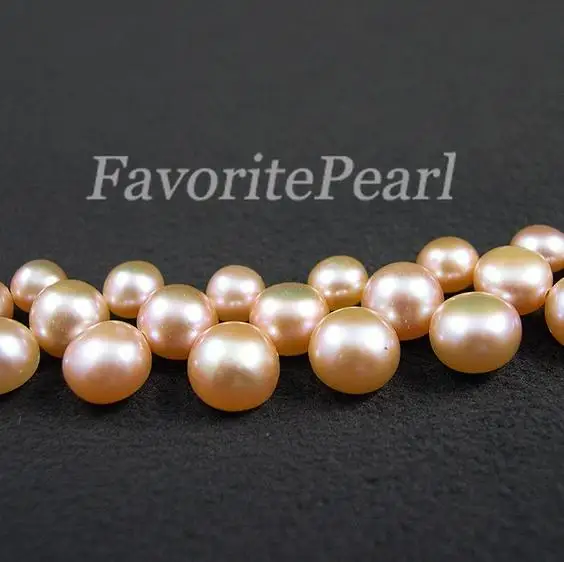 New Arrival Favorite Pearl Necklace 16 inches Triple Row 7-8mm Pink Natural Freshwater Pearl Necklace Wedding Party Fine Jewelry