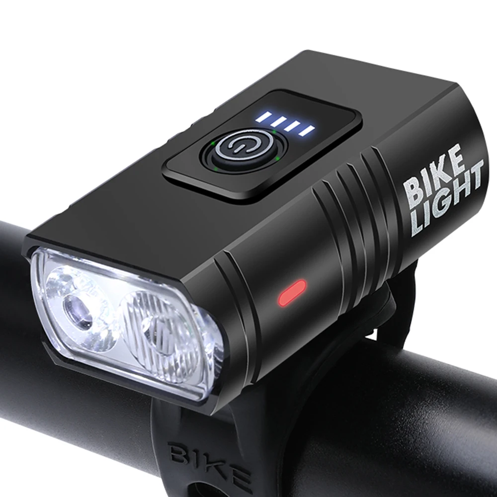 AliExpress cycle zone 2 T6 LED Bike Light Type-C Charging Bicycle Lights Front 6 Modes MTB Flashlight Bicycle Headlight