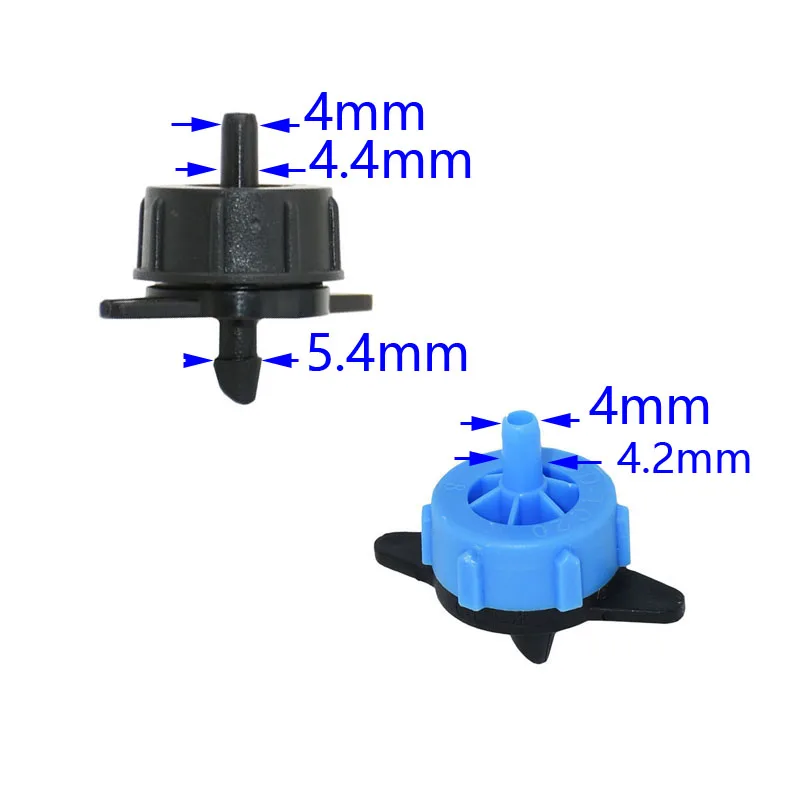 Goteros de 2L/4L/8L, sistema de goteo por goteo de agua compensada a presión, sistema de goteo por goteo de presión de riego, 10 piezas