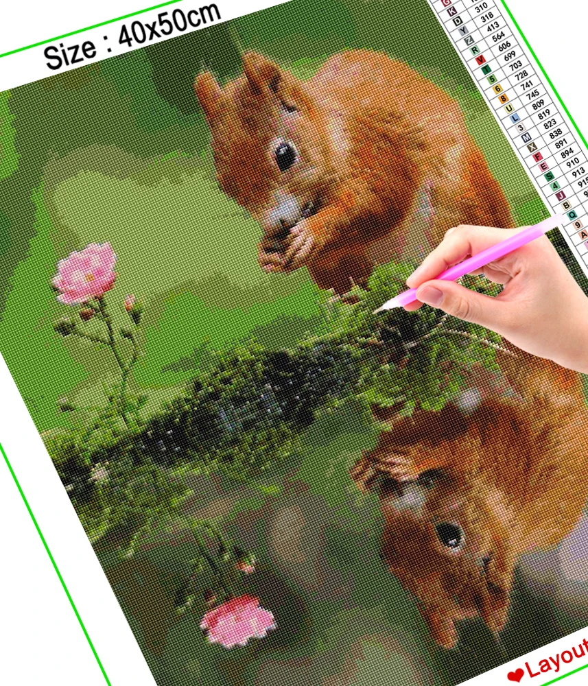 HOMFUN Full Square/Round Drill 5D DIY Diamond Painting \