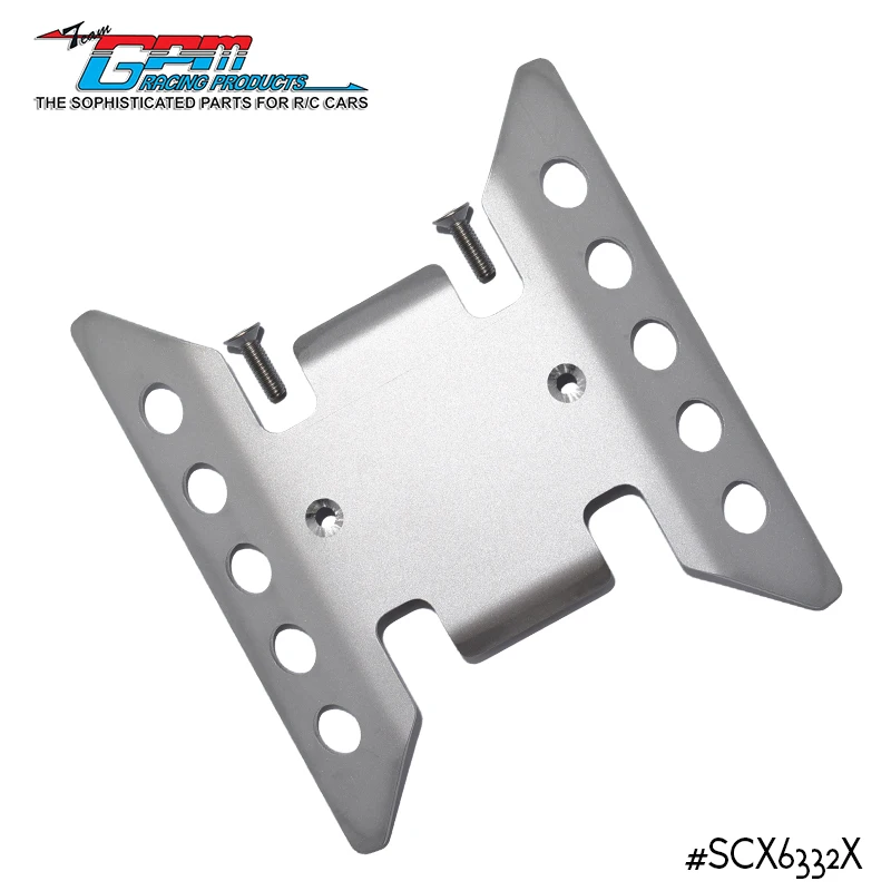 

GPM STAINLESS STEEL CENTER GEARBOX SKID PLATE -3PC SET For 1/6 4WD AXIAL SCX6 JLU WRANGLER-AXI05000 RC Upgrade