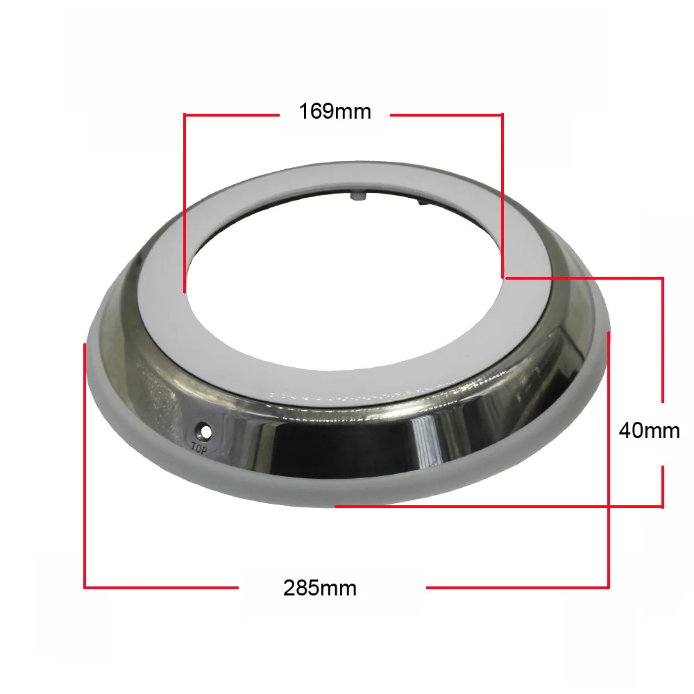 Frame for Resin Filled PAR56 Replacement in Plastic and 316 Stainless steel