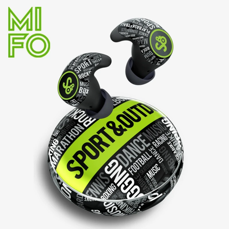 MIFO S  Active Noise Cancellation Earphones In Ear Bluetooth 5.2 Wireless Headphone Sports  Waterproof Earbuds Sleep Headsets