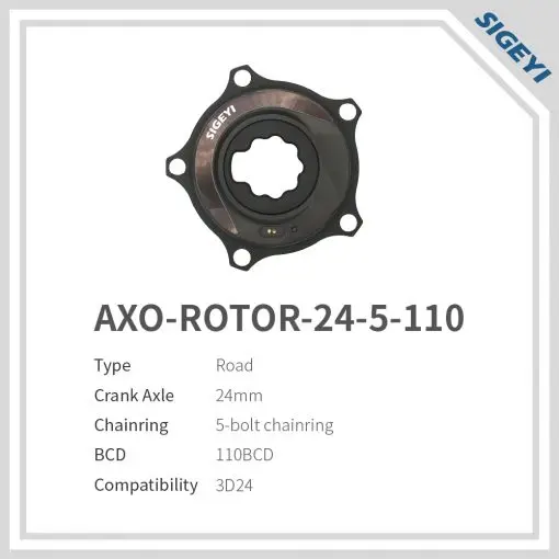 Sigeyi axoパワーメータスパイダー自転車クランクケイデンスpowermeter