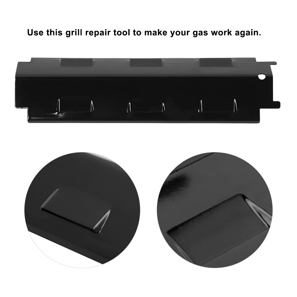 4 Pieces Portable Barbeque Heats Plates Burner Grill BBQ Cookware Accessories Spare Parts Replacement for Charbroil