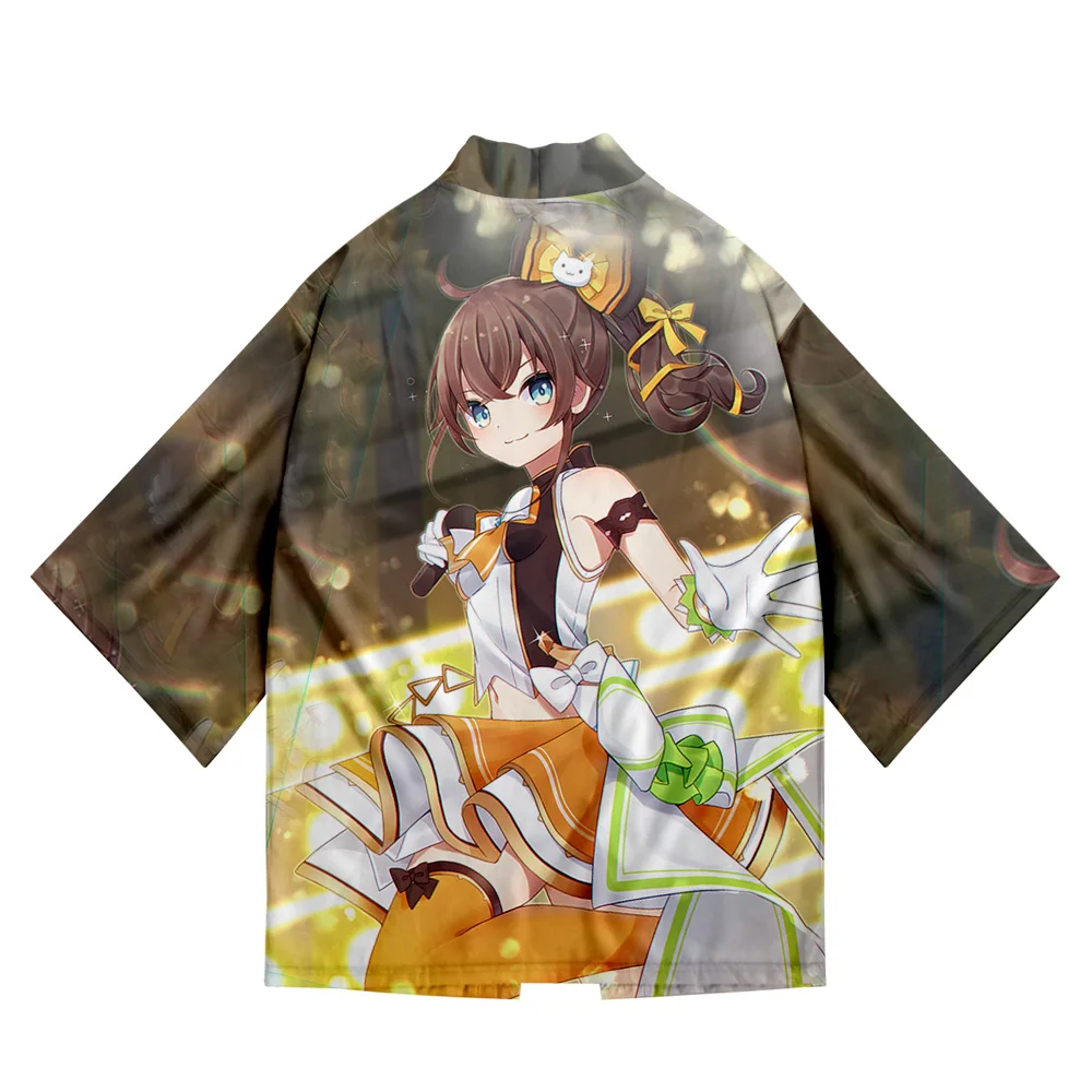 

HOLOLIVE VTuber Natsuiro Matsuri 3D Summer Holiday Women/Men Three Quarter Sleeve Sexy Style Blouse Kawaii Style Fashion Kimono