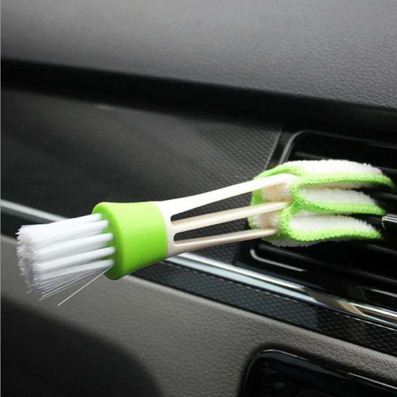 2 In1 Car Air-Conditioner Outlet Cleaning Tool Multi-purpose Dust Brush Car Accessories Interior Multi-purpose Brush