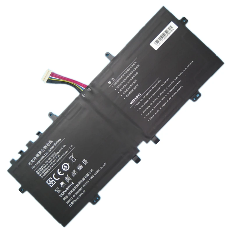 New MLP4087118-2S UTL-3987118-2S Laptop Battery For Hasee Elegant  X1 G3 X3 D1 G1 Business HKNS01 HKNS02 For MCNAIR H3CBook 13