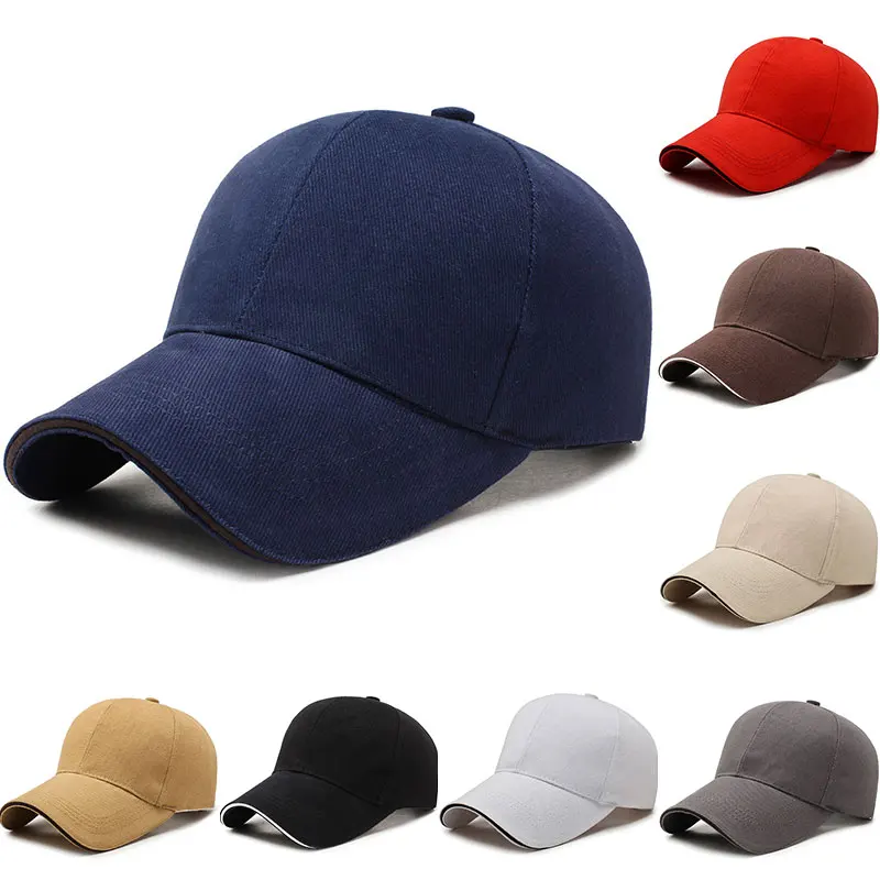 Solid Color Baseball Cap For Men Women Plain Sun Visor Hat Outdoor Dustproof Baseball Hat Adjustable Leisure Caps Casquette