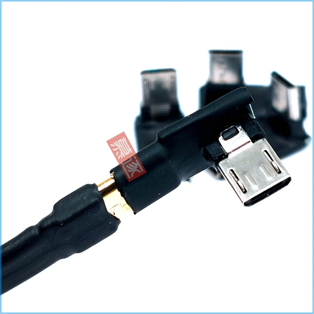 Micro USB Verlängerung Kabel Super Speed Android elbow erweiterung Männlichen zu Weiblichen Daten Sync USB 2,0 Extender Kabel Ve