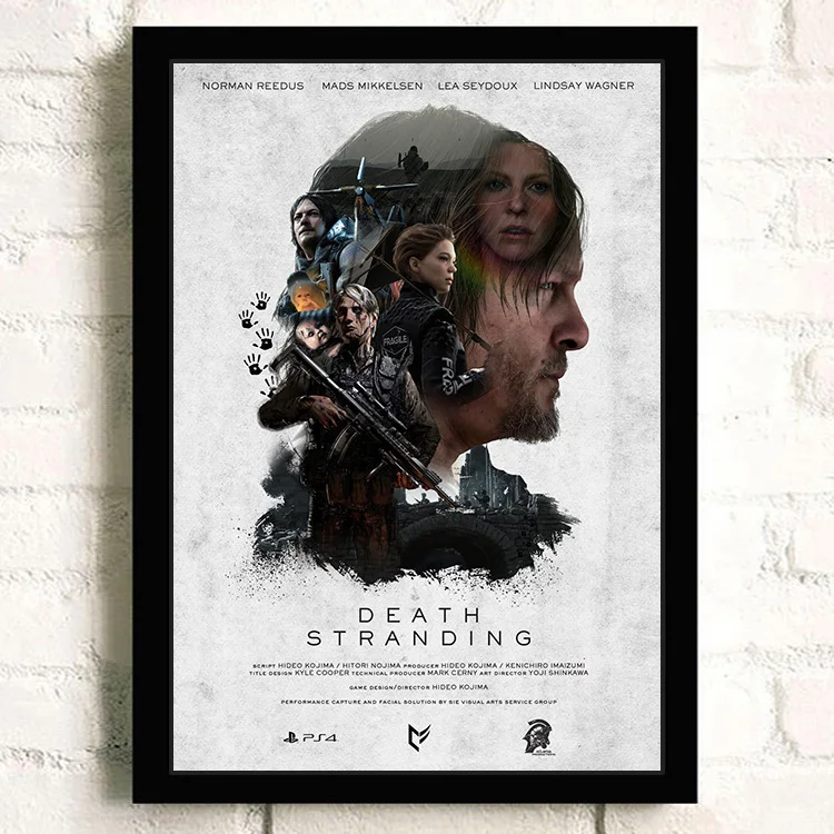 Death Stranding PS Game Picture 5D DIY Diamond Painting Full Drill Mosaic Picture Cross Stitch Kit Home Decoration Handmade Gift